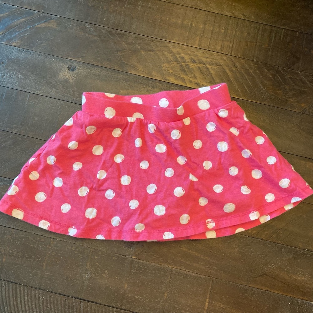 est 1989 PLACE Girl’s TODDLER size 2T Skort - Pink with white polka dots